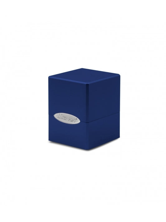 Caja de mazo Satin Cube Deck Box azul Ultra Pro