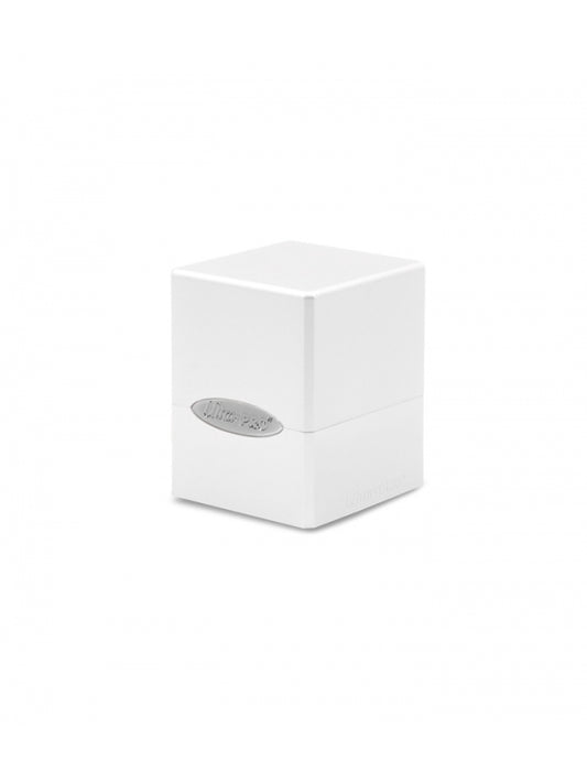 Caja de mazo Satin Cube Deck Box blanco Ultra Pro