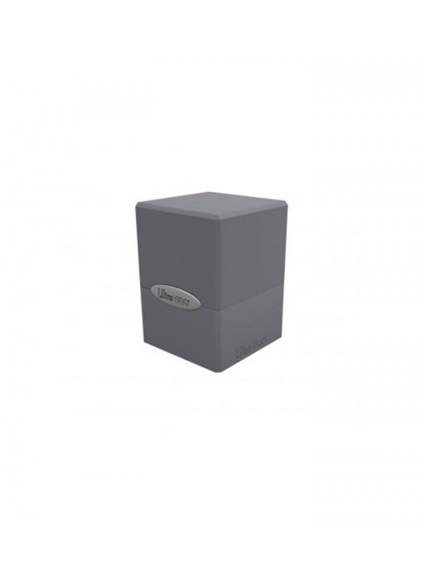 Caja de mazo Satin Cube Deck Box gris Ultra Pro