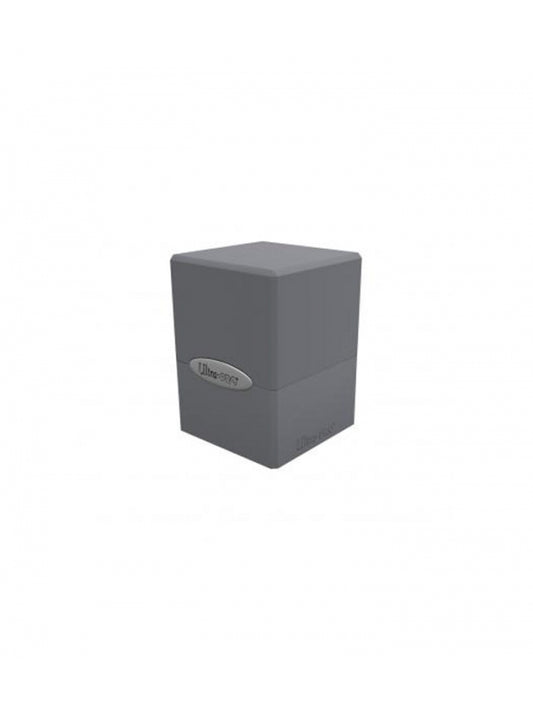 Caja de mazo Satin Cube Deck Box gris Ultra Pro