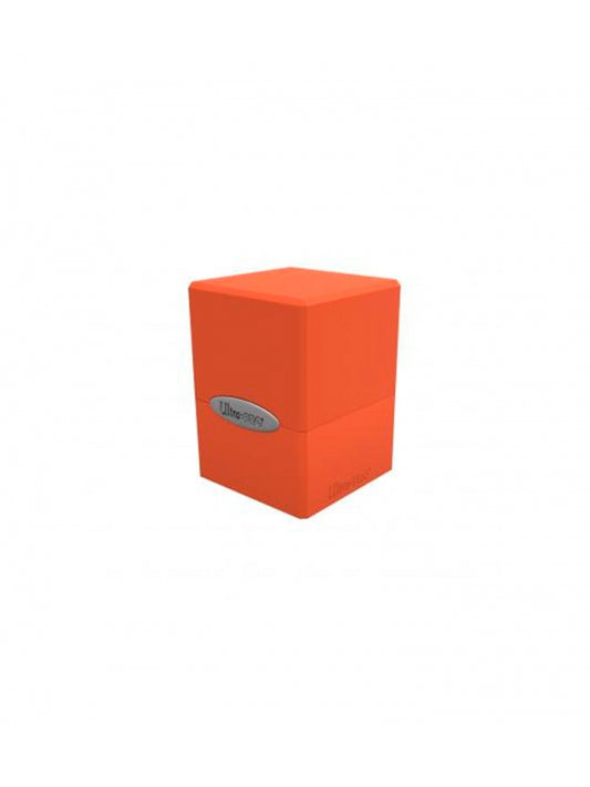Caja de mazo Satin Cube Deck Box naranja Ultra Pro