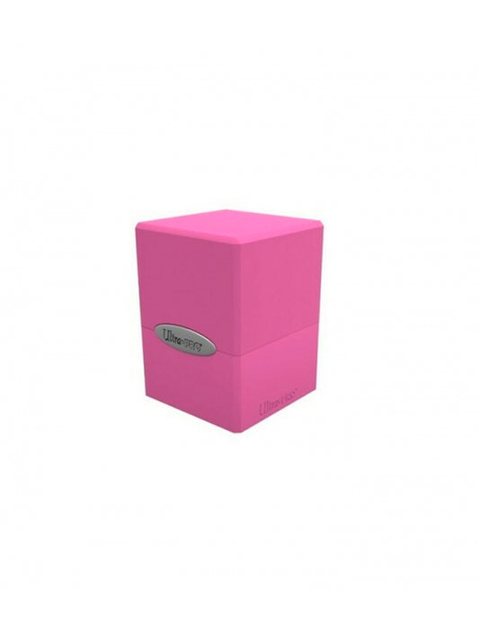 Caja de mazo Satin Cube Deck Box rosa Ultra Pro