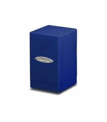 Caja de mazo Satin Tower Deck Box Azul Ultra Pro.