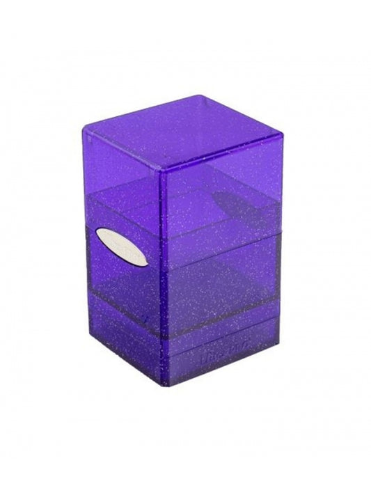Caja de mazo - Satin Tower Deck Box - Glitter Morado - Ultra Pro