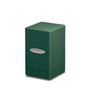 Caja de mazo Satin Tower Deck Box Verde Oscuro Ultra Pro