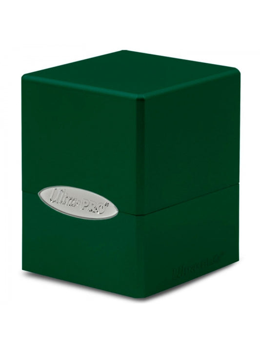 Caja de mazo Satin Tower Hi-Gloss Verde para 100 cartas - Ultra Pro