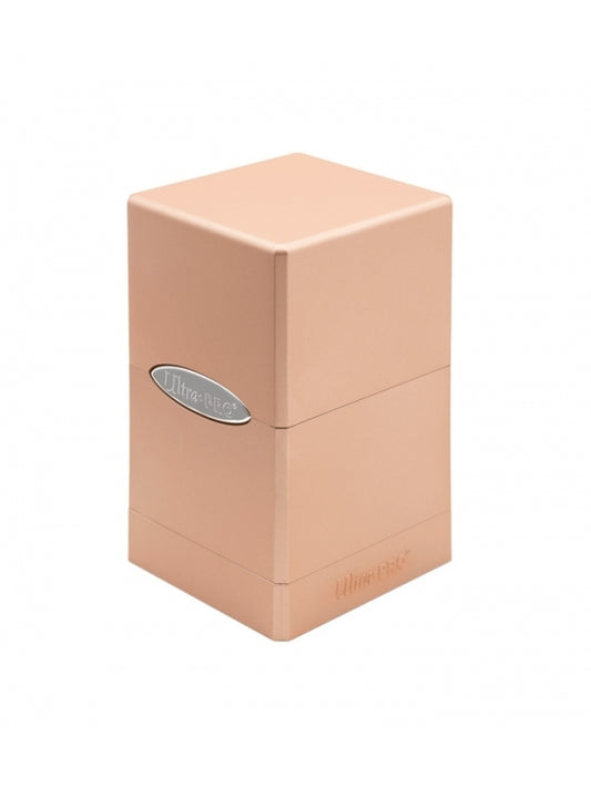 Caja de mazo Satin Tower Rose Gold Ultra Pro para 100 cartas