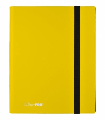 Carpeta 9 bolsillos PRO-Binder Eclipse Lemon Yellow amarillo Ultra Pro