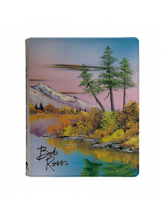 Carpeta con cremallera 9 bolsillos PRO-Binder Mighty Mountain Lake Bob Ross - Ultra Pro