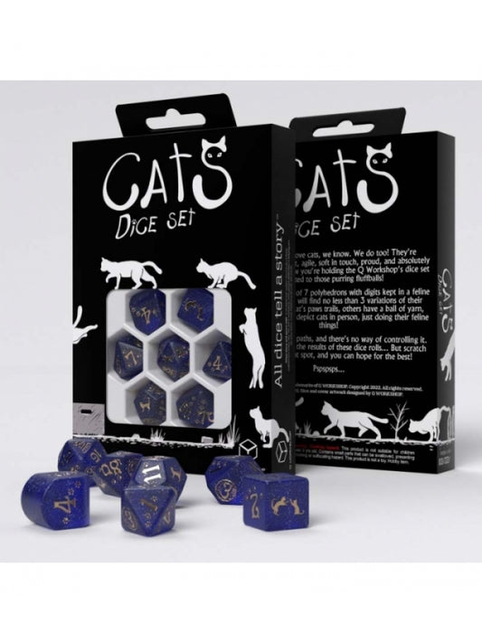 Dados de Gatos - Meowster (7 unidades) - Q Workshop