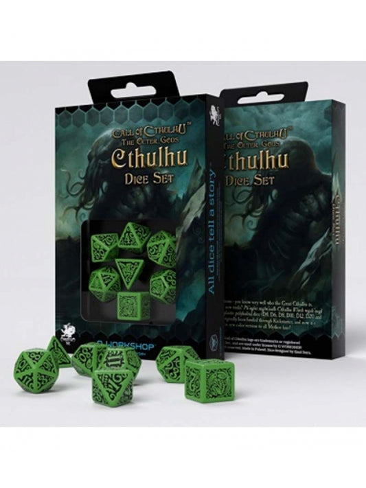 Dados de los dioses Cthulhu (7 unidades) - Call Of Cthulhu - Q Workshop