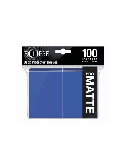 Fundas Eclipse Matte Standard Ultra Pro Color Pacific Blue - Paquete de 100