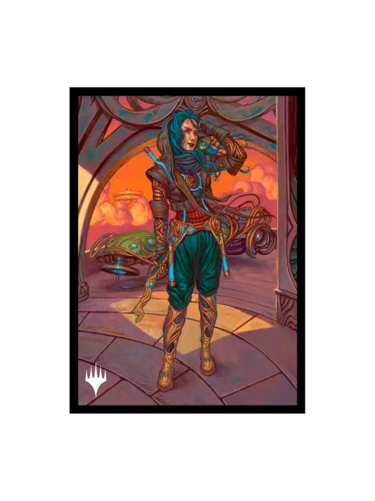 Fundas Standard (100 Fundas) Deck Protector Sleeves Borderless Racer 1 Aetherdrift Magic The Gathering - Ultra Pro