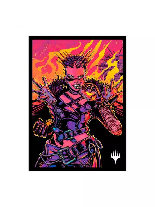 Fundas Standard (100 Fundas) Deck Protector Sleeves Borderless Racer 4 Aetherdrift Magic The Gathering - Ultra Pro