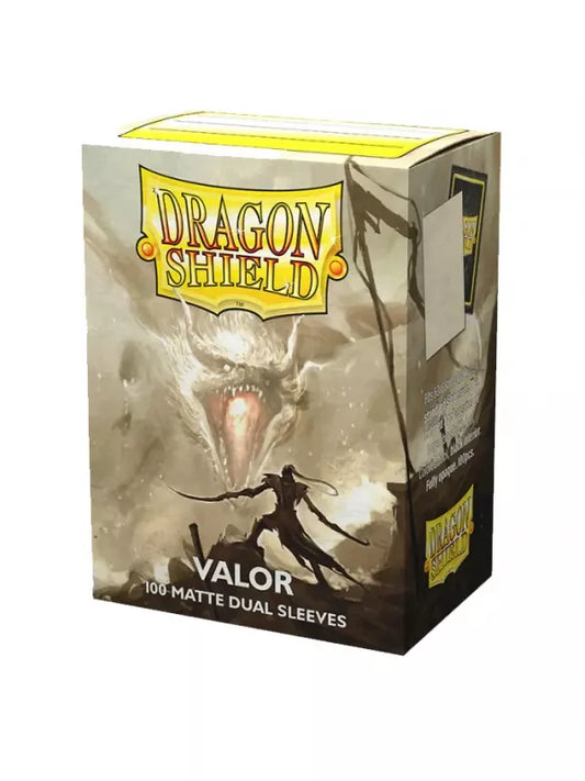 Fundas Standard 63 mm x 88 mm Dual Matte Valor Claro (100 fundas) Dragon Shield