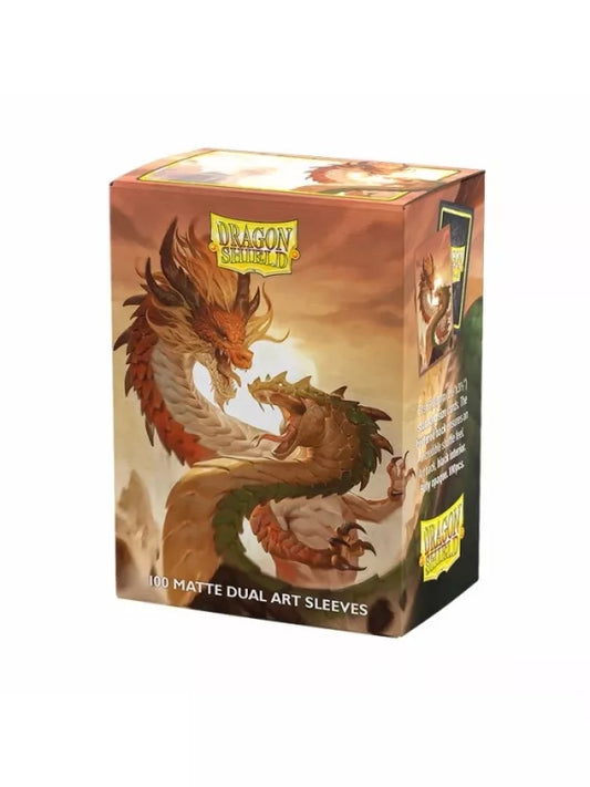 Fundas Standard DS100 Matte Dual Art (100 unidades) - Wood Snake 2025 - Dragon Shield