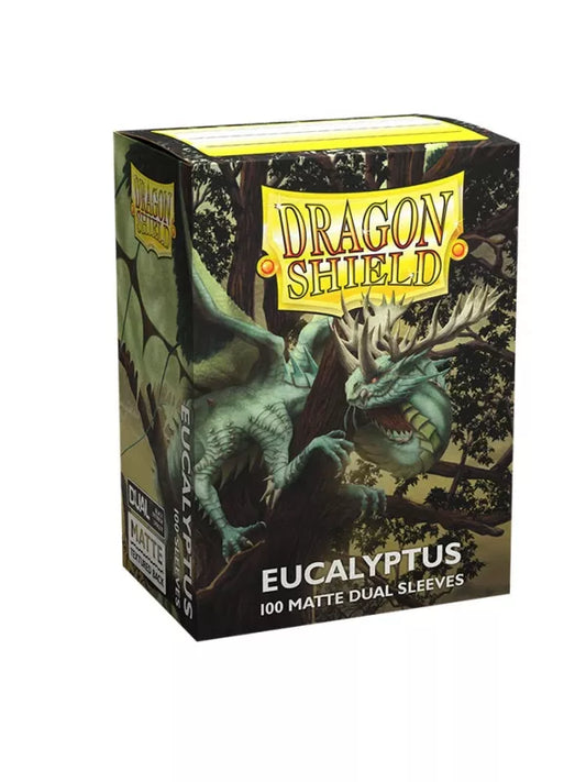 Fundas Standard Dual Matte Eucalyptus Lehel Verde (100 fundas) Dragon Shield.