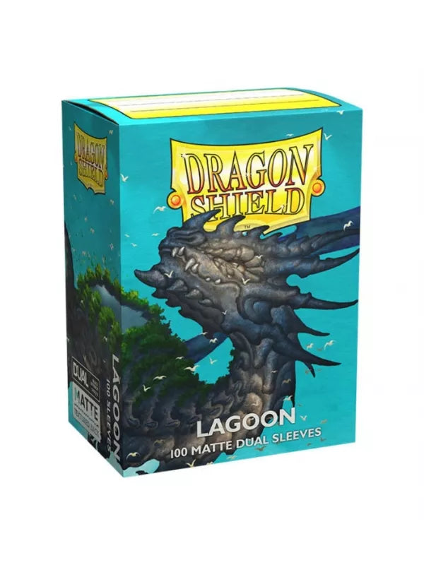 Fundas Standard Dual Matte Lagoon Saras Azul (100 fundas) Dragon Shield.
