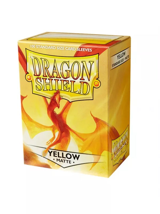 Fundas Standard Matte Amarillo (100 fundas) Dragon Shield.