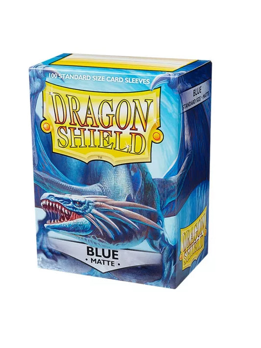 Fundas Standard Matte Azul (100 fundas) Dragon Shield.