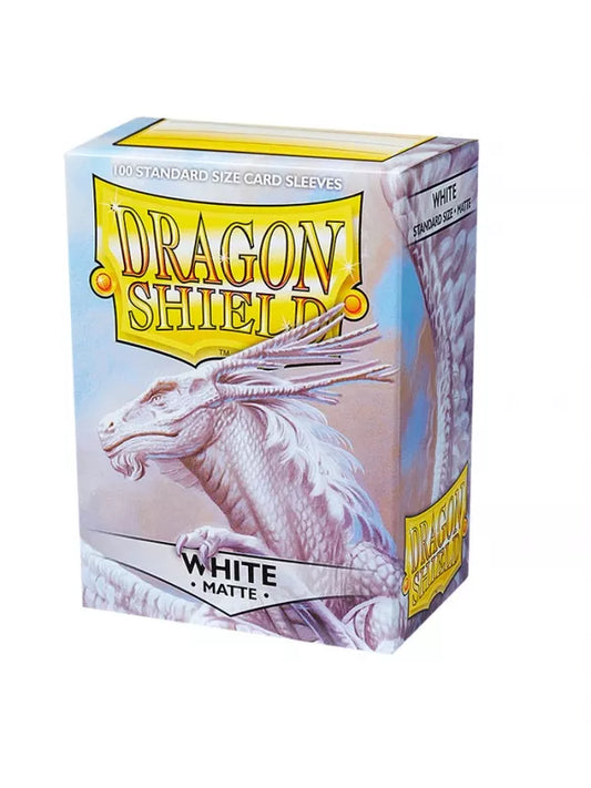 Fundas Standard Matte Blanco (100 fundas) Dragon Shield.