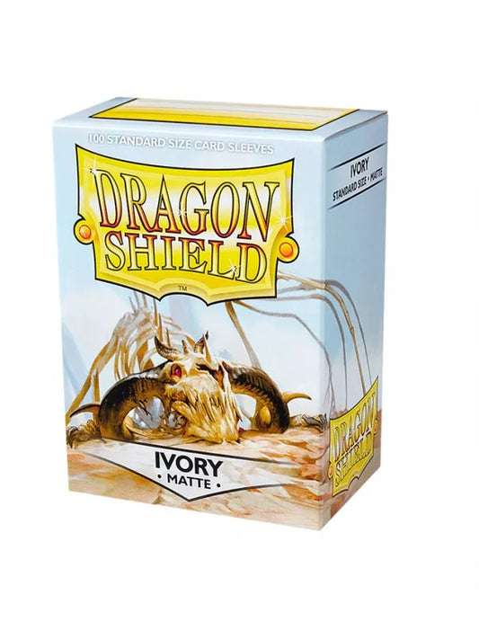 Fundas Standard Matte Blanco Marfil (100 fundas) Dragon Shield.