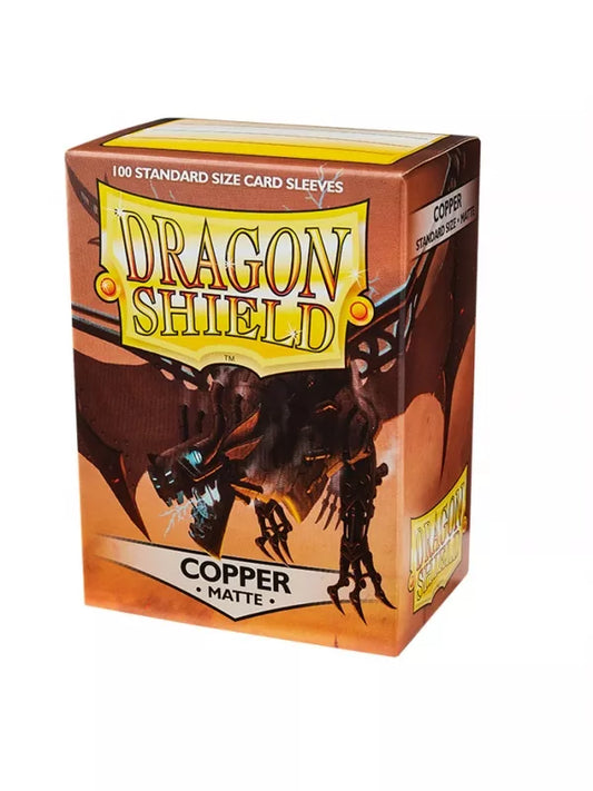 Fundas Standard Matte Cobre (100 fundas) Dragon Shield.