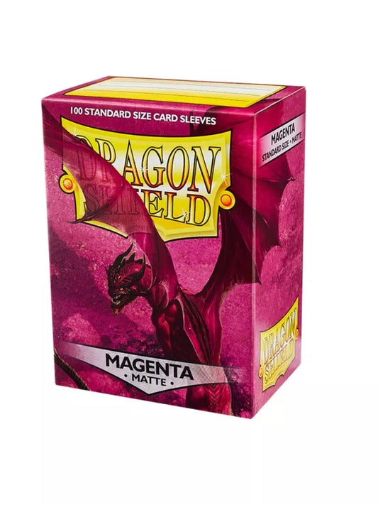 Fundas Standard Matte Magenta (100 fundas) Dragon Shield.