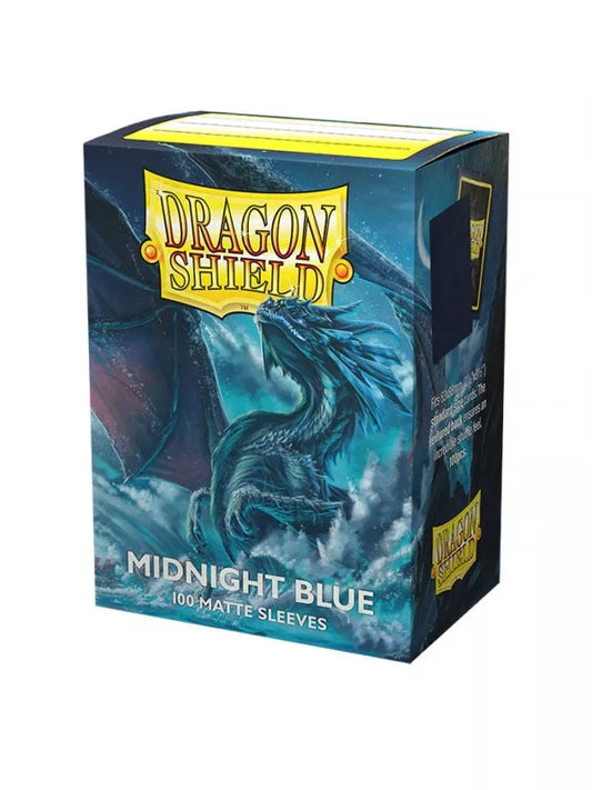 Fundas Standard Matte Midnight Blue Dragon & Shield