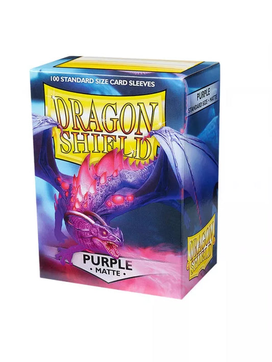 Fundas Standard Matte Morado (100 fundas) Dragon Shield.