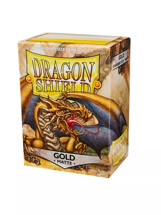 Fundas Standard Matte Oro (100 fundas) Dragon Shield.
