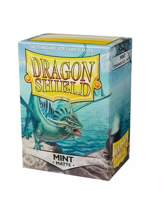 Fundas Standard Matte Turquesa (100 fundas) Dragon Shield.