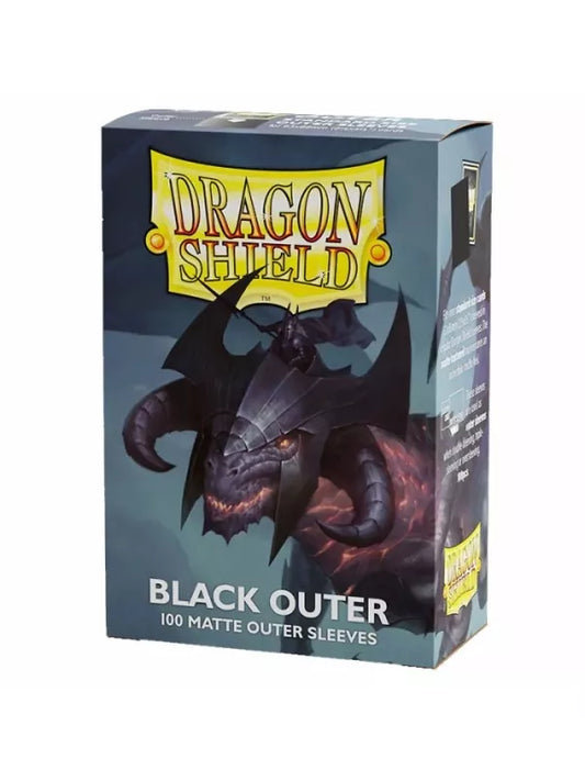 Fundas Standard Outer Sleeves Black - Standar Size (100 fundas) Dragon Shield