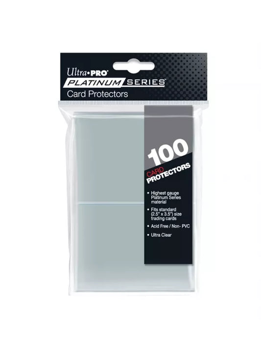 Fundas Standard Platinum Series 2-1/2" X 3-1/2" Transparente (100 fundas) Ultra Pro.