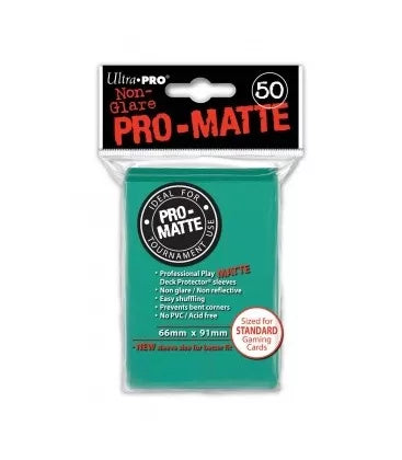 Fundas Standard Pro Matte Aqua (50 fundas) Ultra Pro.
