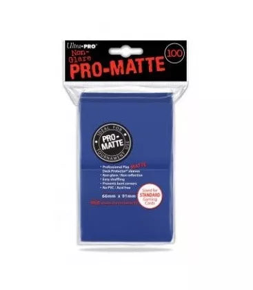 Fundas Standard Pro Matte Azul (100 fundas) Ultra Pro.
