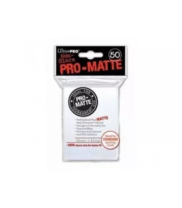 Fundas Standard Pro Matte Blanco (50 fundas) Ultra Pro.