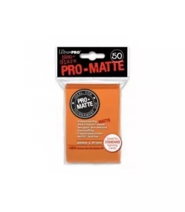 Fundas Standard Pro Matte Naranja (50 fundas) Ultra Pro.