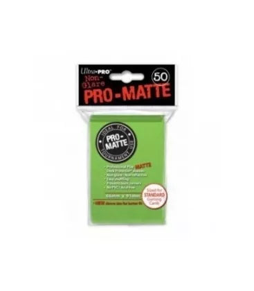 Fundas Standard Pro Matte Verde Lima (50 fundas) Ultra Pro.