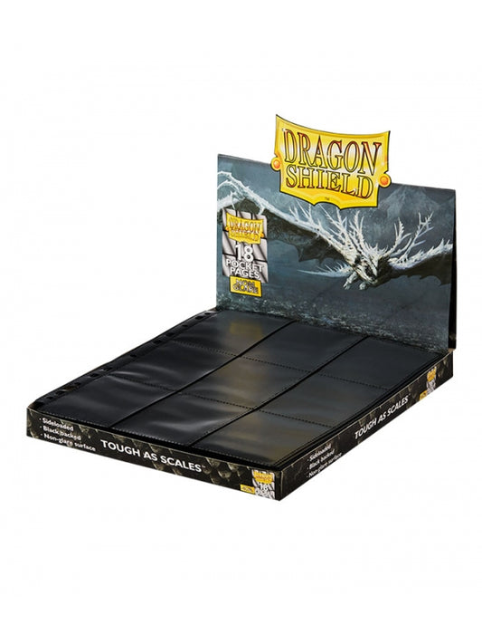 Páginas de 18 bolsillos Non Glare para cartas standard Dragon Shield